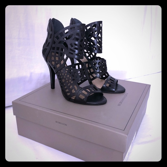 BCBGMaxAzria Shoes - BCBG  size 7.5 4 inch black heels NIB w/ dust bags